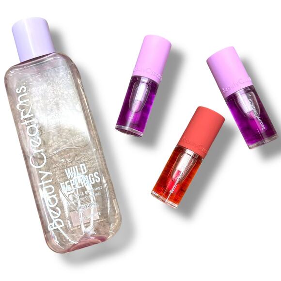 Beauty Creations NEW Wild Feelings Body Mist & All About You PH Lip Oils Bundle - Picture 1 of 11